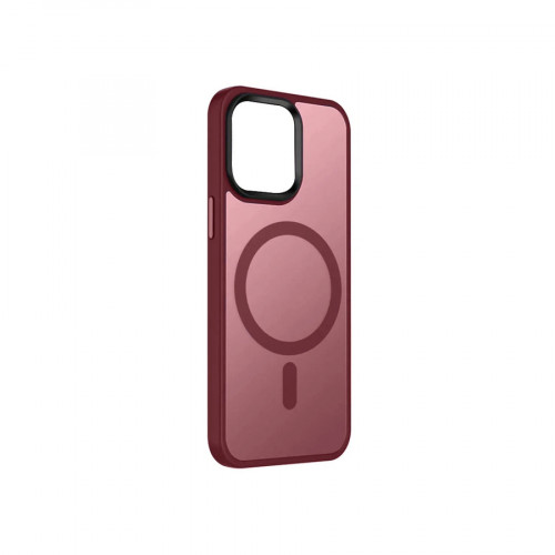Чехол Metal Buttons with MagSafe Colorful для iPhone 15 Pro /red/